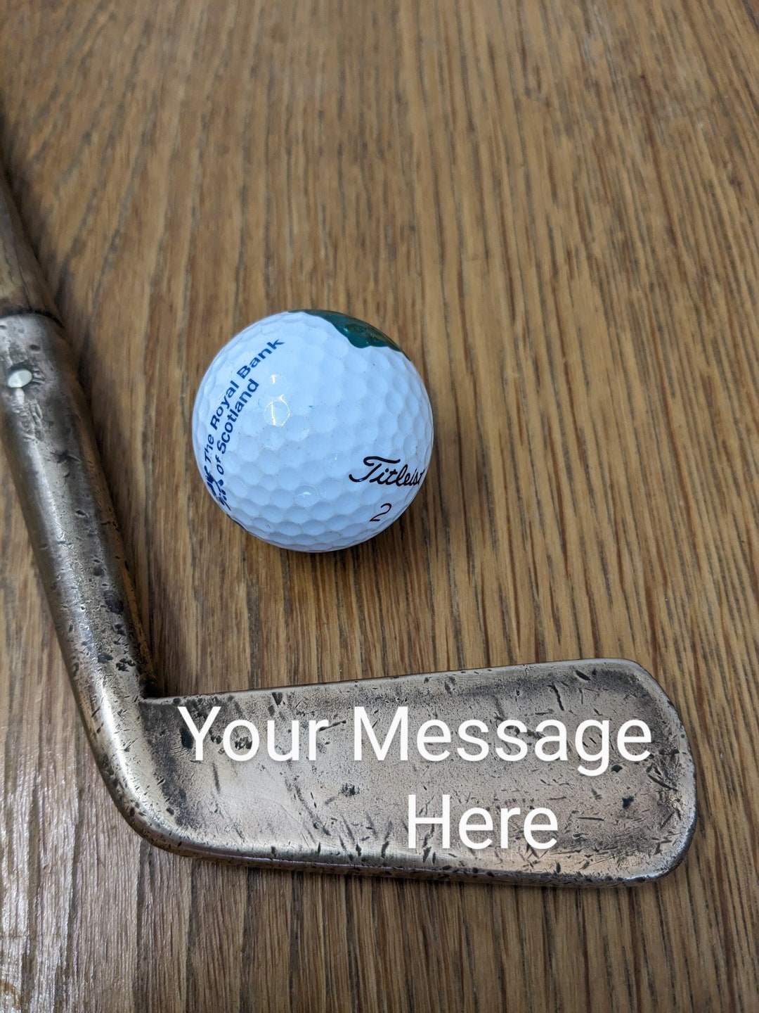 Engraved Putter 100 Year Old you Choose Message Unique Etsy
