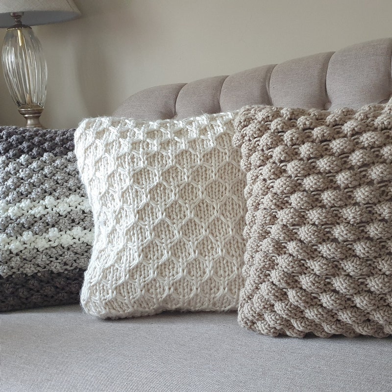 Knit Pillow Cover Etsy