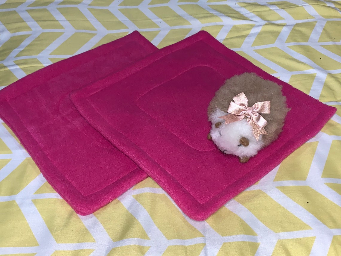 Two 12 x 12 Fleece liners Pee Pads Guinea Pig/Rabbit/Mini Etsy