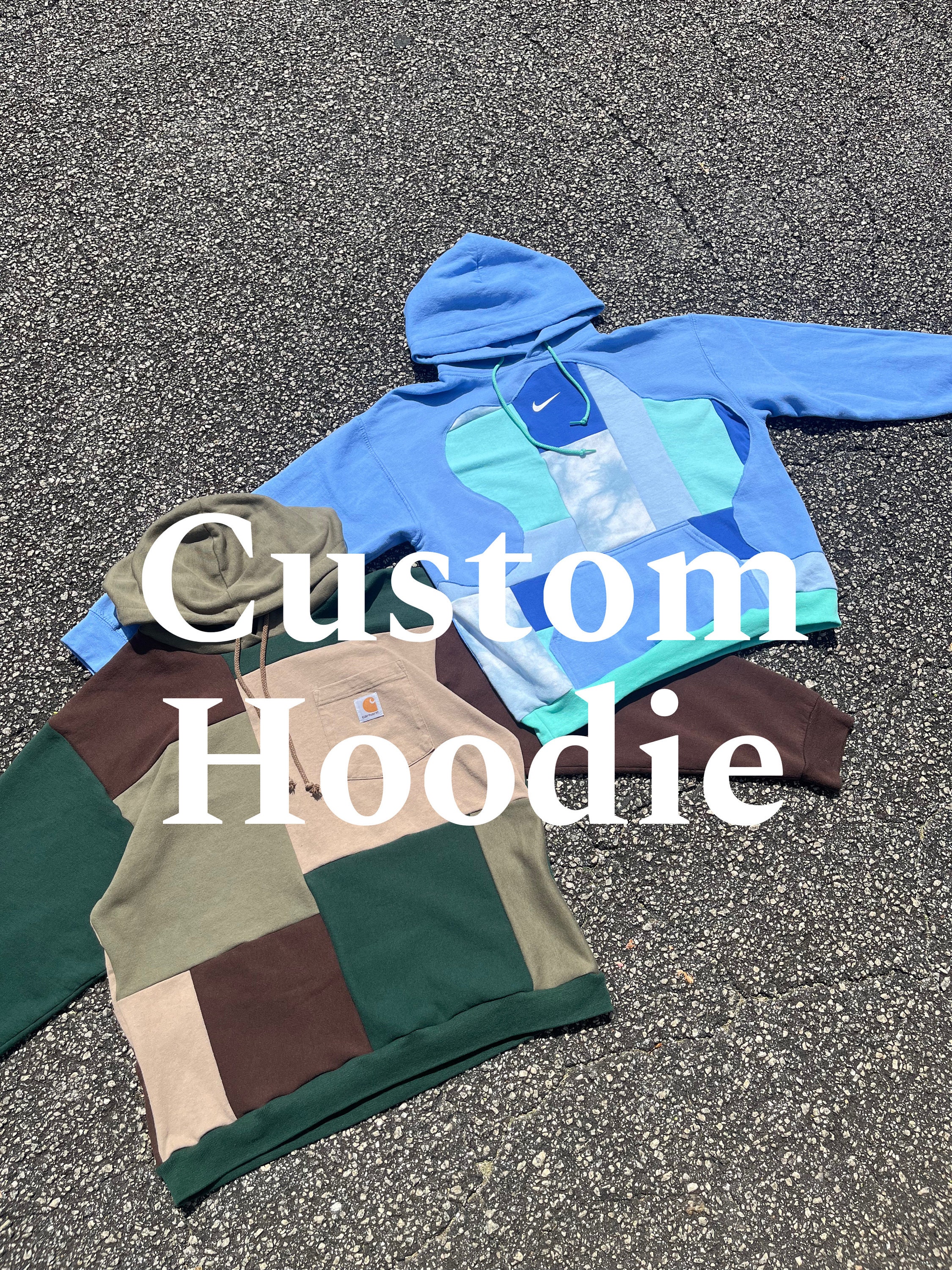 Nike patchwork hoodie shop