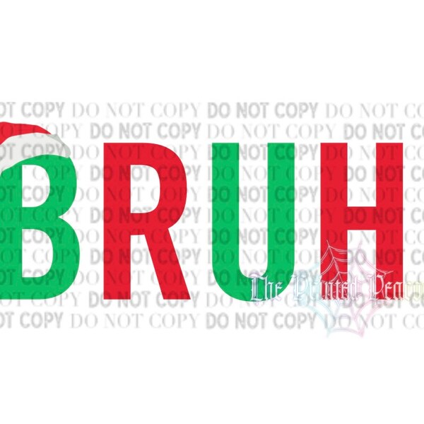 Bruh Christmas Shirt, Bruh Christmas PNG, Boys Christmas Design, Boys Christmas Shirt, Teen Boy Holiday Design