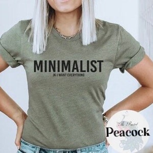 Minimalist Maximist Graphic Tee Shirt