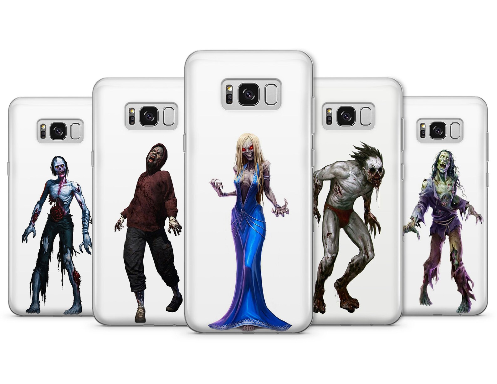 Zombie White phone case for iPhone 12 11 X Xs Xr 8 7 6 5 Se Etsy