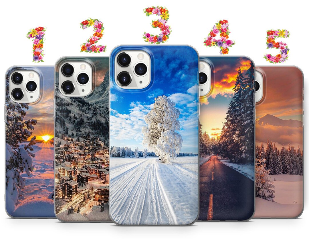 Winter Phone Case for iPhone 14 13 12 11 Xr Xs X Samsung S23 Etsy