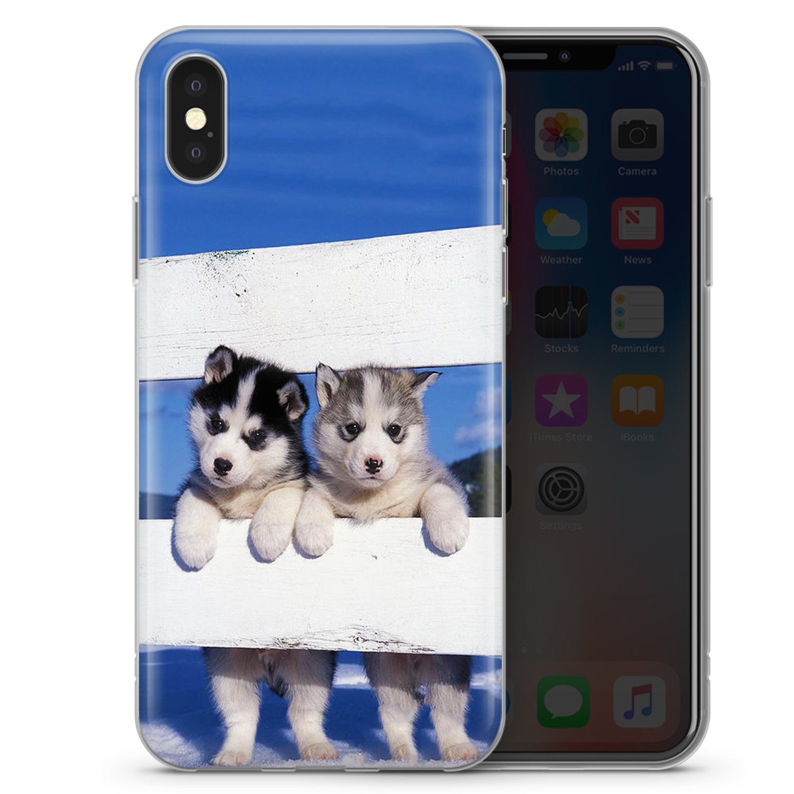 Husky Puppy Dog phone case for iPhone 12 11 X Xs Xr 8 7 6 5 Etsy