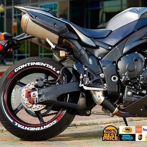 Rotulación de neumáticos de motocicleta CONTiNENTAL Juego de pegatinas permanentes con rotulación de neumáticos - ENVÍO RÁPIDO -