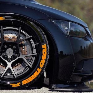 TOYO Tires Lettering Tyre Lettering Universal Tyre Decal Stickers Pneu ...