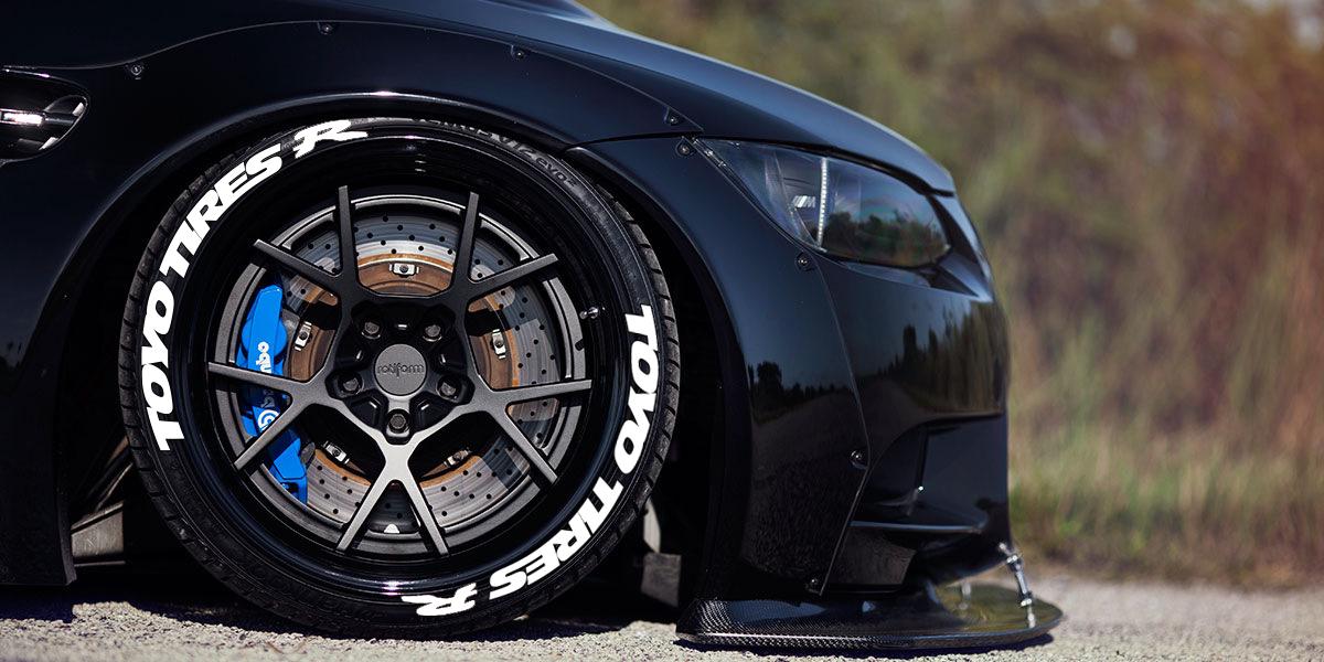 TOYO Tires Lettering Tyre Lettering Universal Tyre Decal Stickers Pneu ...