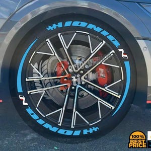 Tire Lettering for IONIQ Tyre lettering universal Stickers -Fast Shipping-