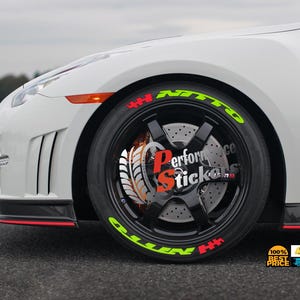 Tire Lettering NiTTO Tyre lettering universal pneu sticker Tyre Decal Stickers  ALL Sizes -Fast Shipping-