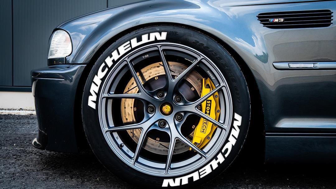 Tire Lettering for Michelin Tyre lettering universal Tyre Decal Stickers ALL Sizes -Fast Shipping-