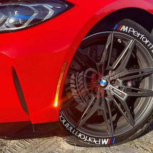Tire Lettering for M PERFORMANCE Tyre lettering universal Stickers -Fast Shipping-