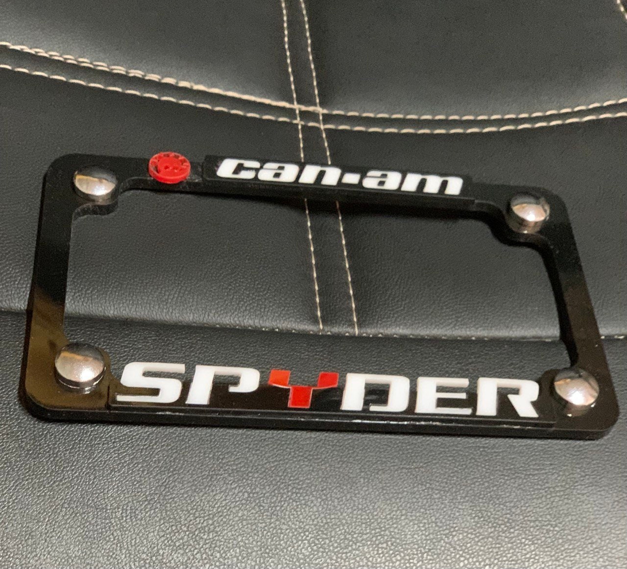 CAN AM SPYDER License Plate Frame 1xpcs Set Tag Cover Fits Etsy
