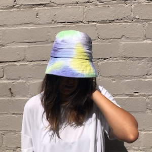 Hand dyed bucket/sun hat
