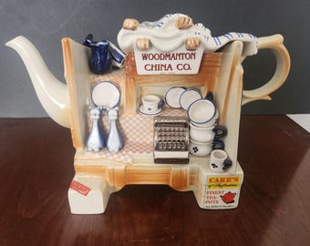 Wunderliche Paul Cardew Sammler Teekanne, Einzigartige Teekanne Woodmanton China Co., Geschenk für den Sammler