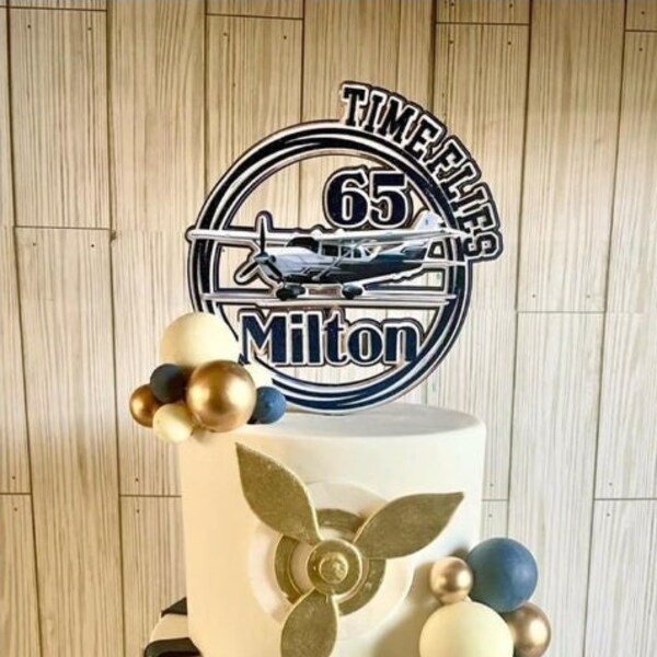 Airplane Cake Topper Etsy