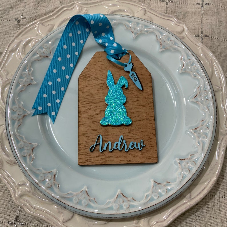 Easter tags Easter placecards Easter bunny Easter basket tags