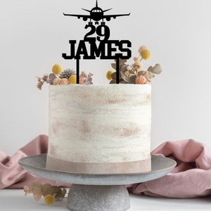 Airplane Cake Topper, Aviation, Pilot Cake Topper, Flying, Boys ...