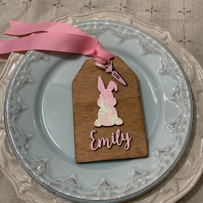 Easter tags Easter placecards Easter bunny Easter basket tags