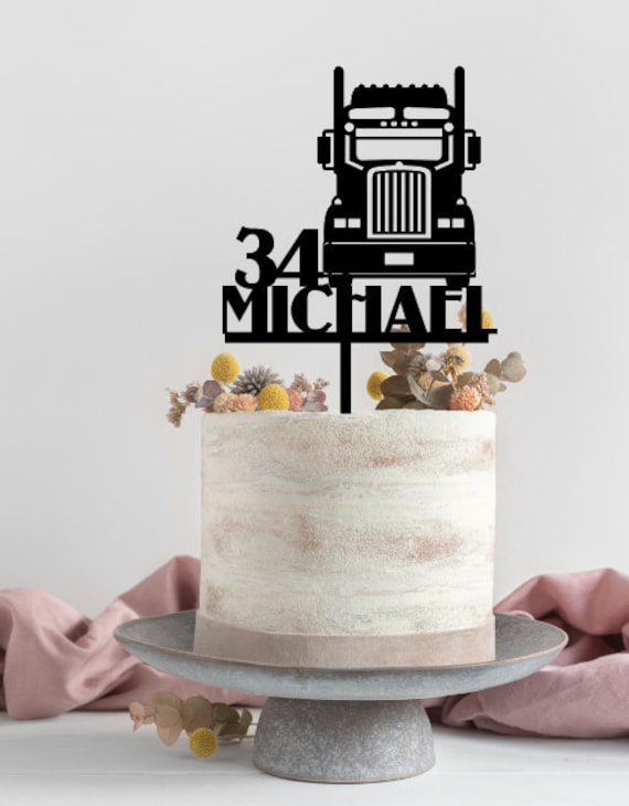 Cake Topper camion à personnaliser