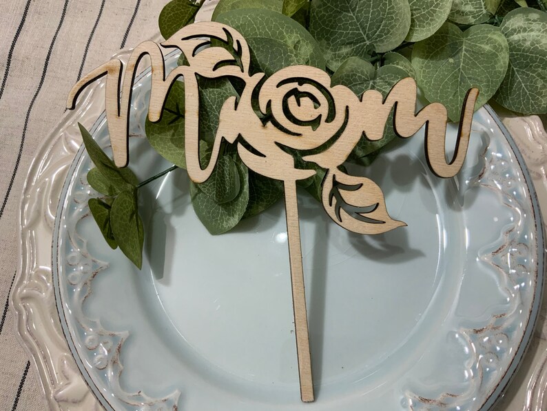 Mom cake topper Happy Mother\u2019s Day cake topper Mom party