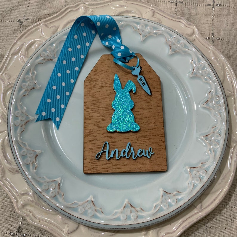 Easter tags Easter placecards Easter bunny Easter basket tags