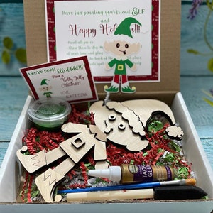 You’ve been elfed, diy paint kit,Elf activity kit, Elf paint kit, Christmas kids activity