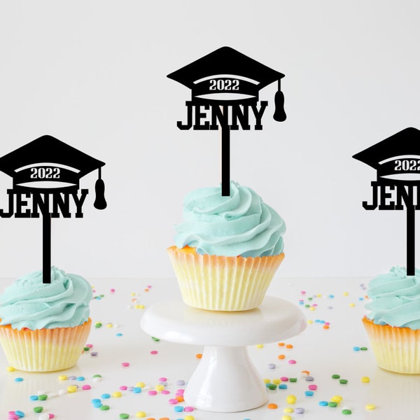 Graduation Cupcake Topper Etsy