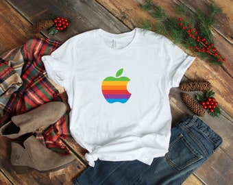 Download Rainbow Apple Logo Etsy