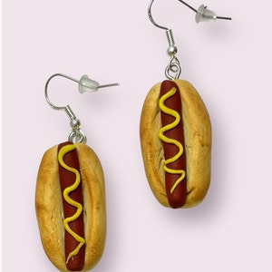 Hot Dog Earrings