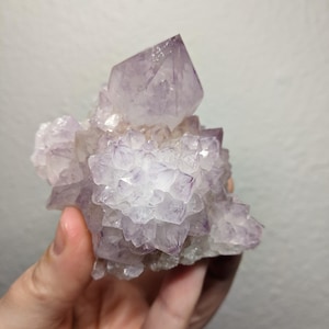 Beautiful Purple Amethyst Spirit Quartz Cluster
