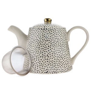 Upper Street 1L Carnaby Ceramic Teapot with Stainless Steel Infuser