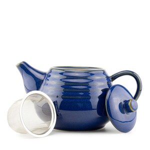Scandi Home 800ml Reactive Blue Malmo Designer Ceramic Teapot with Infuser Perfect for any Kitchen or Home image 7