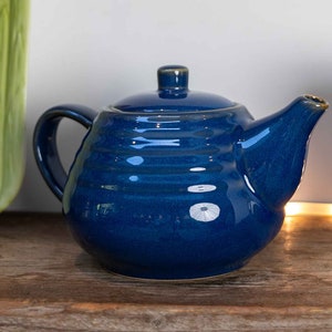 Scandi Home 800ml Reactive Blue Malmo Designer Ceramic Teapot with Infuser Perfect for any Kitchen or Home image 2