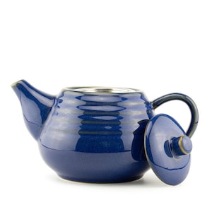 Scandi Home 800ml Reactive Blue Malmo Designer Ceramic Teapot with Infuser Perfect for any Kitchen or Home image 5