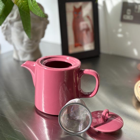 Ceramic Teapot with Infuser 1L – Scandi Home Oslo, Gift for Tea Lover