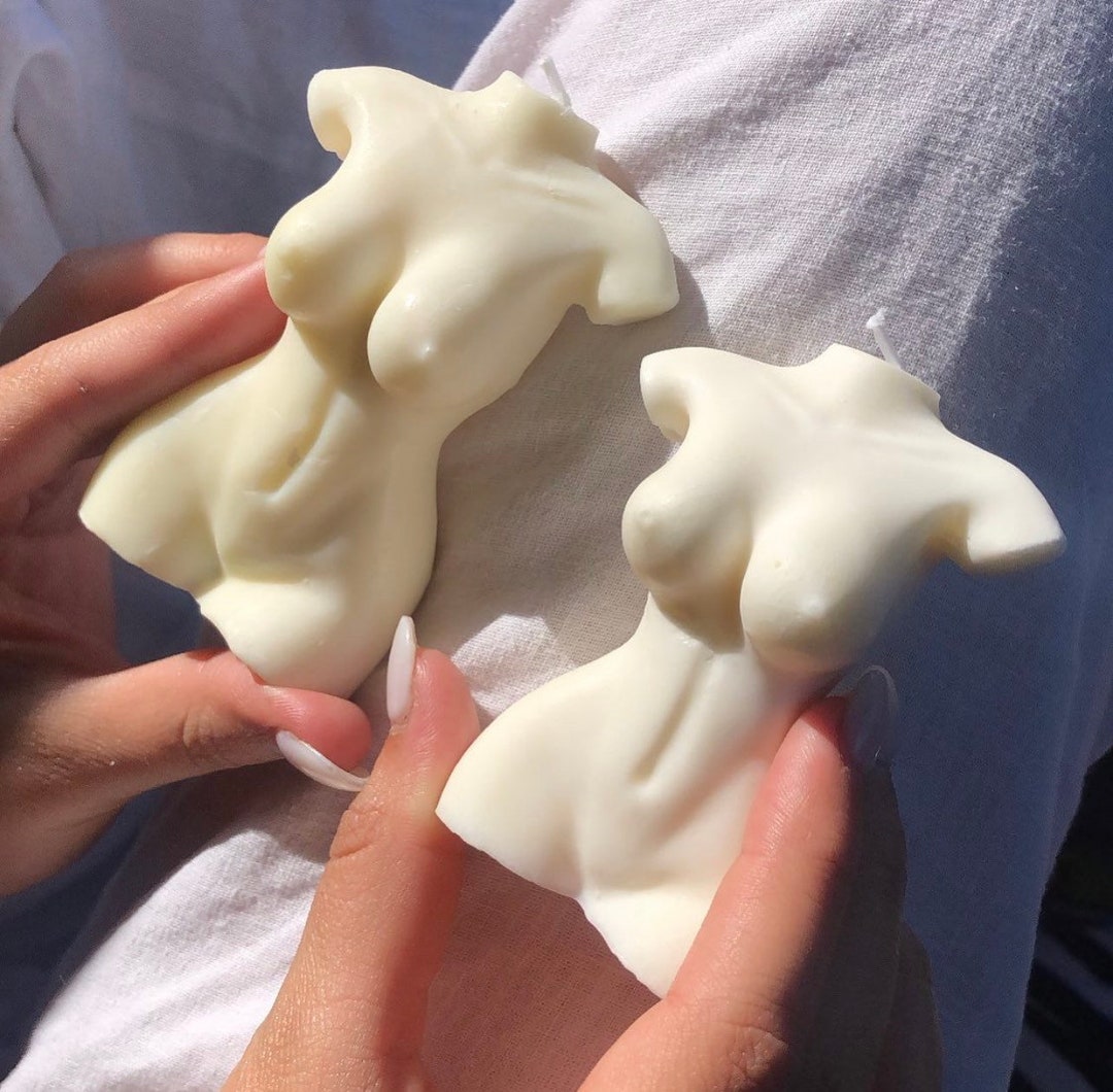 Naked Torso Body Candle Large Female Naked Torso Body Soy Scented Wax Trendy Unique Gift Aesthetic Pillar Candle - Etsy Japan