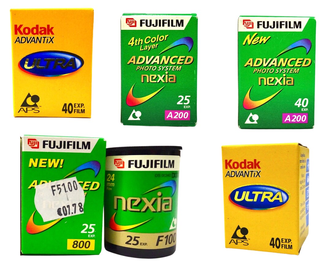 APS Film Kodak ADVANTIX 200 Fujifilm NEXIA. Expired Color Etsy