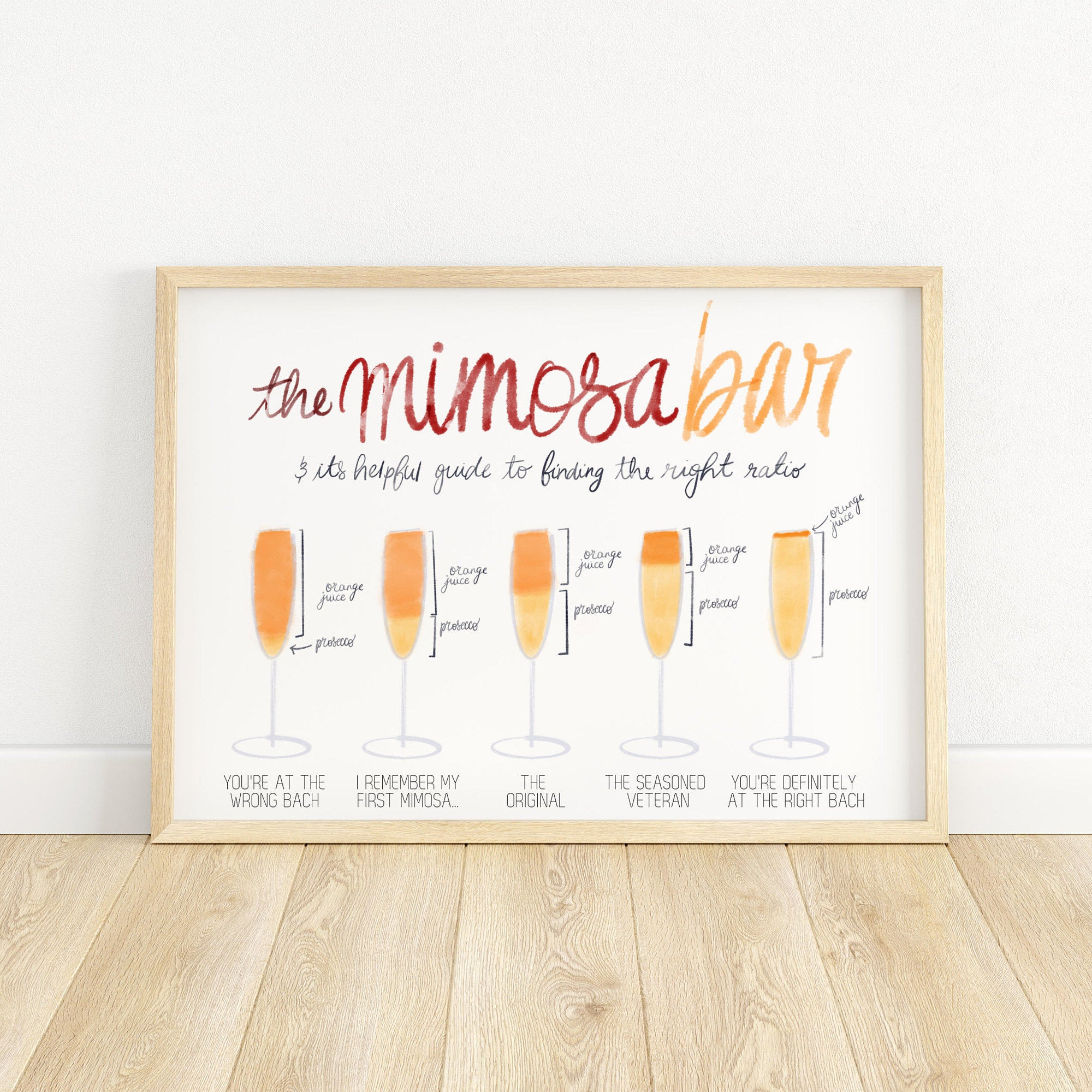 Bohemian Party Mimosa Bar Sign: Printable Decor - A Touch of LA