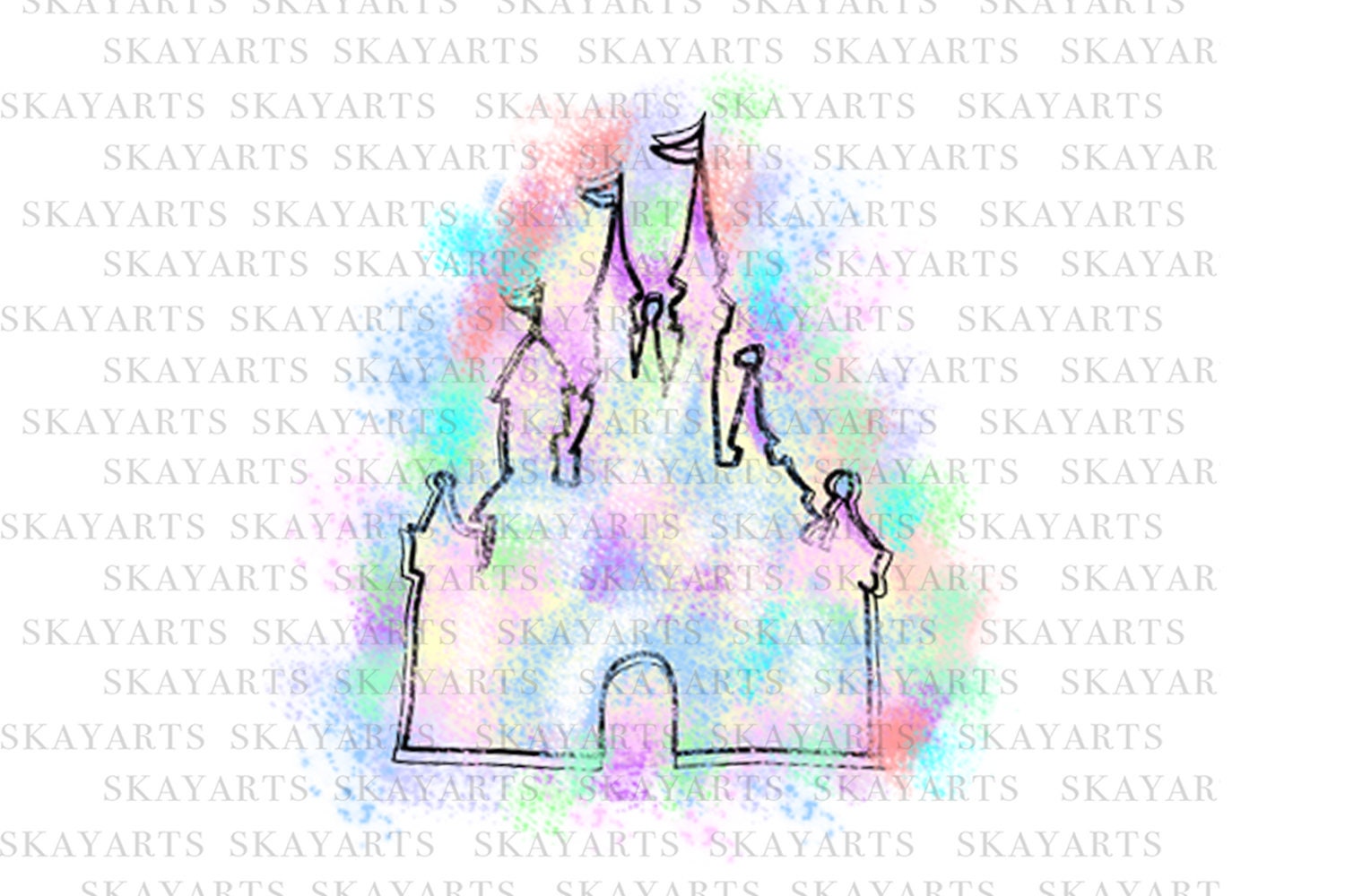 Magic Kingdom Castle PNG Believe in Magic Shirt Printable Digital ...