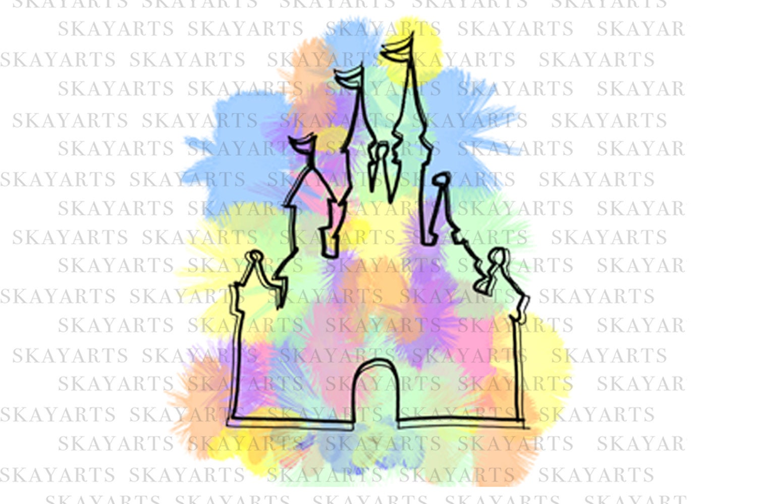 Magic Kingdom Castle PNG Believe in Magic Shirt Printable Digital ...