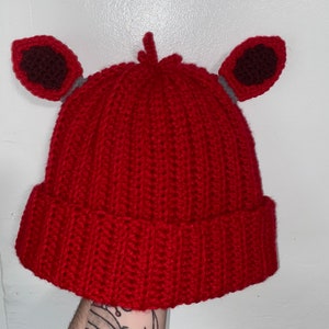 Crochet Animatronic Beanie Classic Foxy