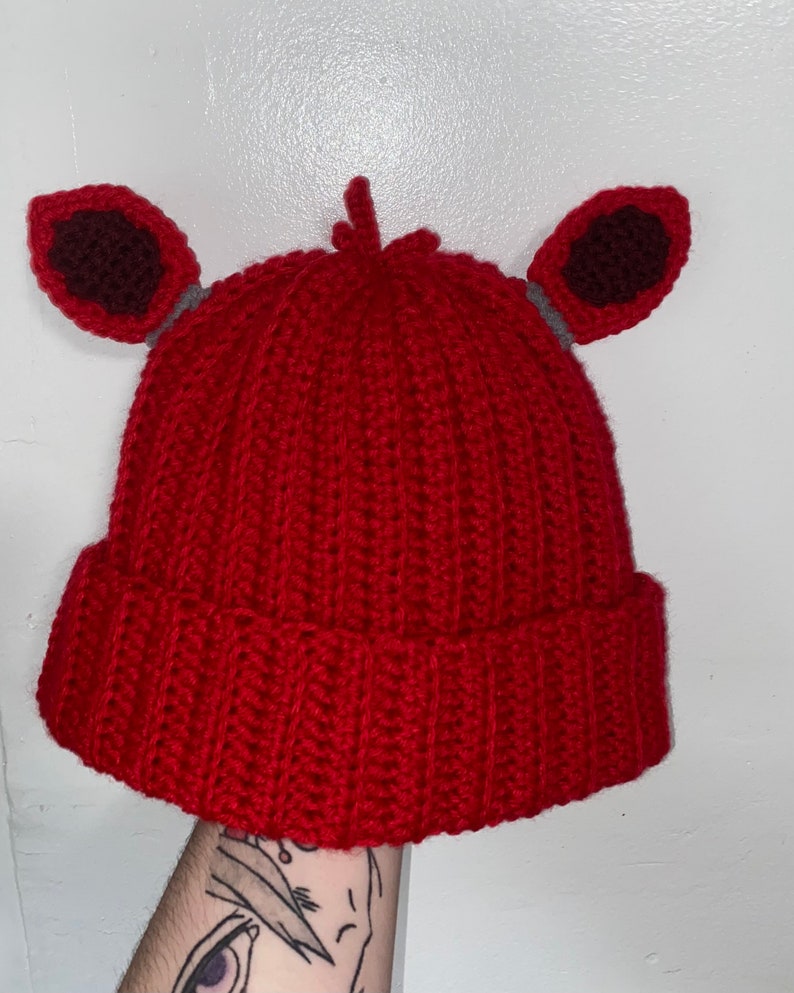 Crochet Animatronic Beanie Classic Foxy