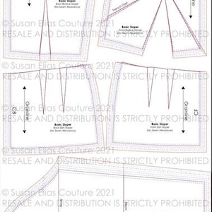 5-Piece Basic Sloper Set (24&quot;X48&quot; file)