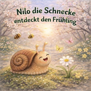 Nilo el Caracol Descubre la Primavera - Cuento Kamishibai para Niños, Apto para Guarderías, Menores de 3 Años y Jardín de Infancia