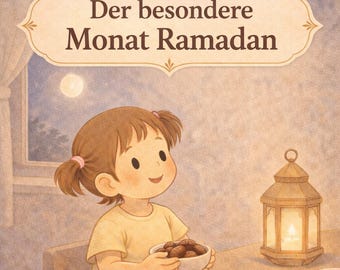 Ramadan Kamishibai for children, Ramadan explained in a child-friendly way, Ramadan picture story