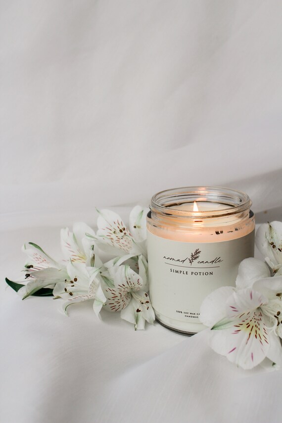 Simple Potion Scented Candle Hand Cast Soy Wax Paraben | Etsy