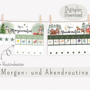 DIY Kids Chore Chart Christmas Edition Digital Download Printable PDF Holiday Activities Checklist Fun Daily Planner Montessori Routine