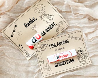 Invitación de unicornio y regalos de fiesta para cumpleaños infantiles, plantilla de manualidades para invitación de cumpleaños, plantilla para imprimir invitación