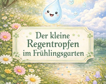 Kamishibai Story: Spring - The Little Raindrop, Nature's Cycle, Water, Kindergarten, Preschool Story